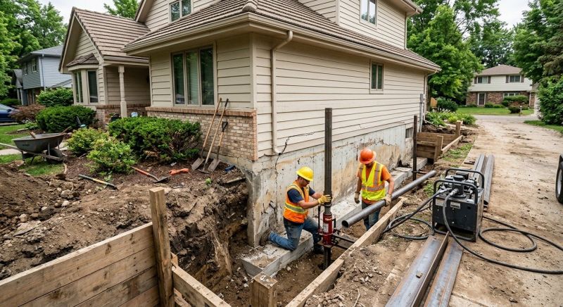 Home Foundation Repair in King Of Prussia, PA