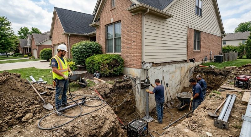 House Foundation Repair in Cheltenham, PA
