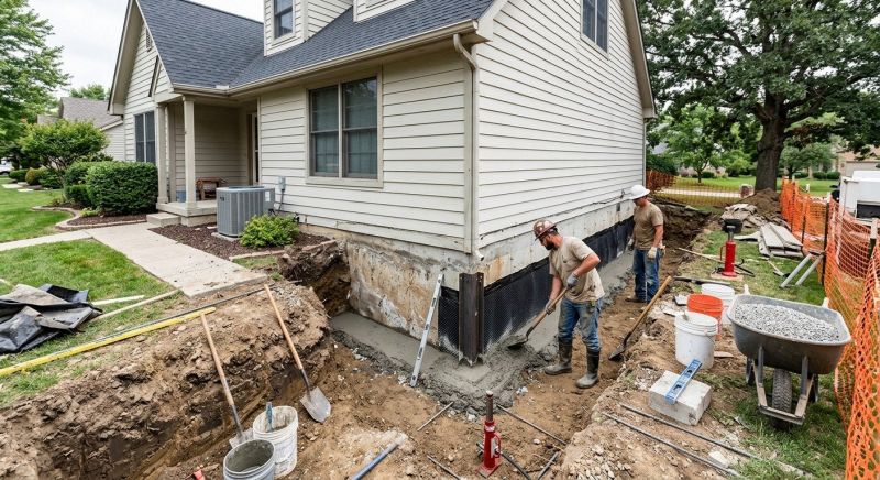 House Foundation Repair in Montgomery County, PA