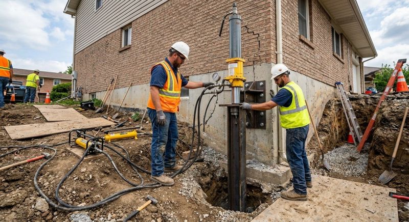 Settling Foundation Service in Fort Washington, PA