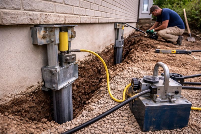Sinking Foundation Repair in Fairless Hills, PA