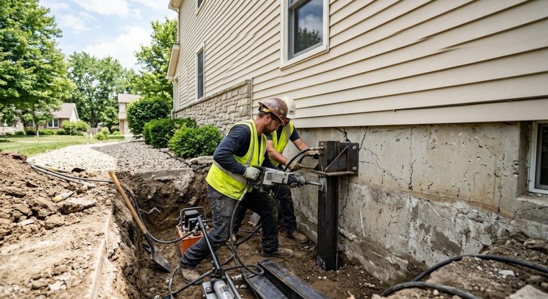 Structural Foundation Repair in Clifton Heights, PA