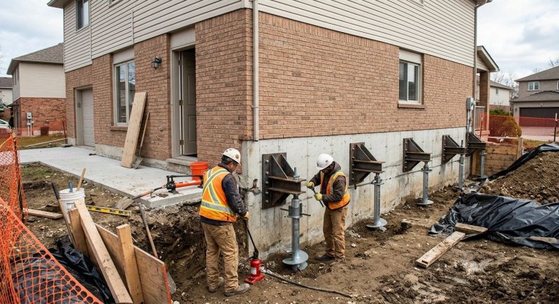 Structural Foundation Repair in East Greenville, PA
