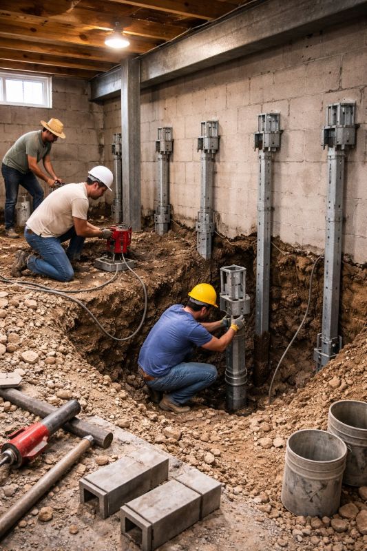Structural Underpinning in North Wales, PA