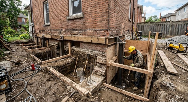Structural Underpinning in North Wales, PA