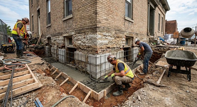 Underpinning Repair in North Wales, PA