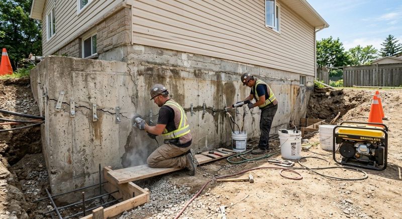 Concrete Foundation Repair in Royersford, PA